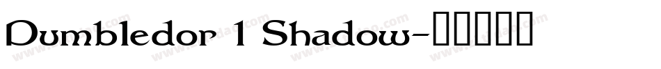 Dumbledor 1 Shadow字体转换